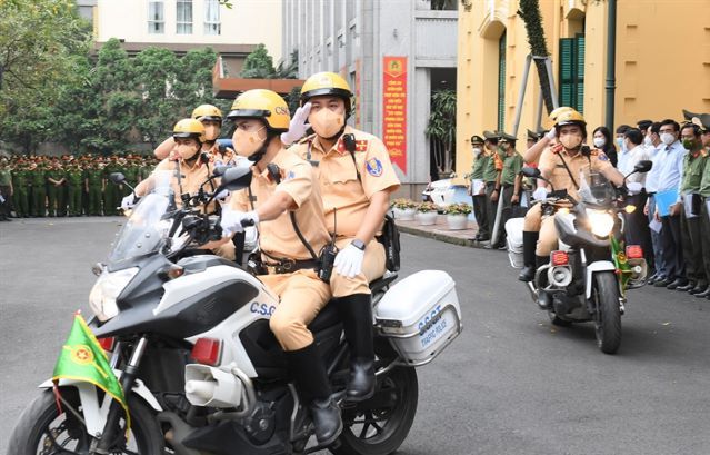 Công an Hà Nội ra quân bảo đảm an ninh, trật tự SEA Games 31