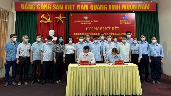 Tuyên Quang: Ký kết Chương trình phối hợp thực hiện chính sách, pháp luật về BHXH, BHYT giai đoạn 2022 - 2025