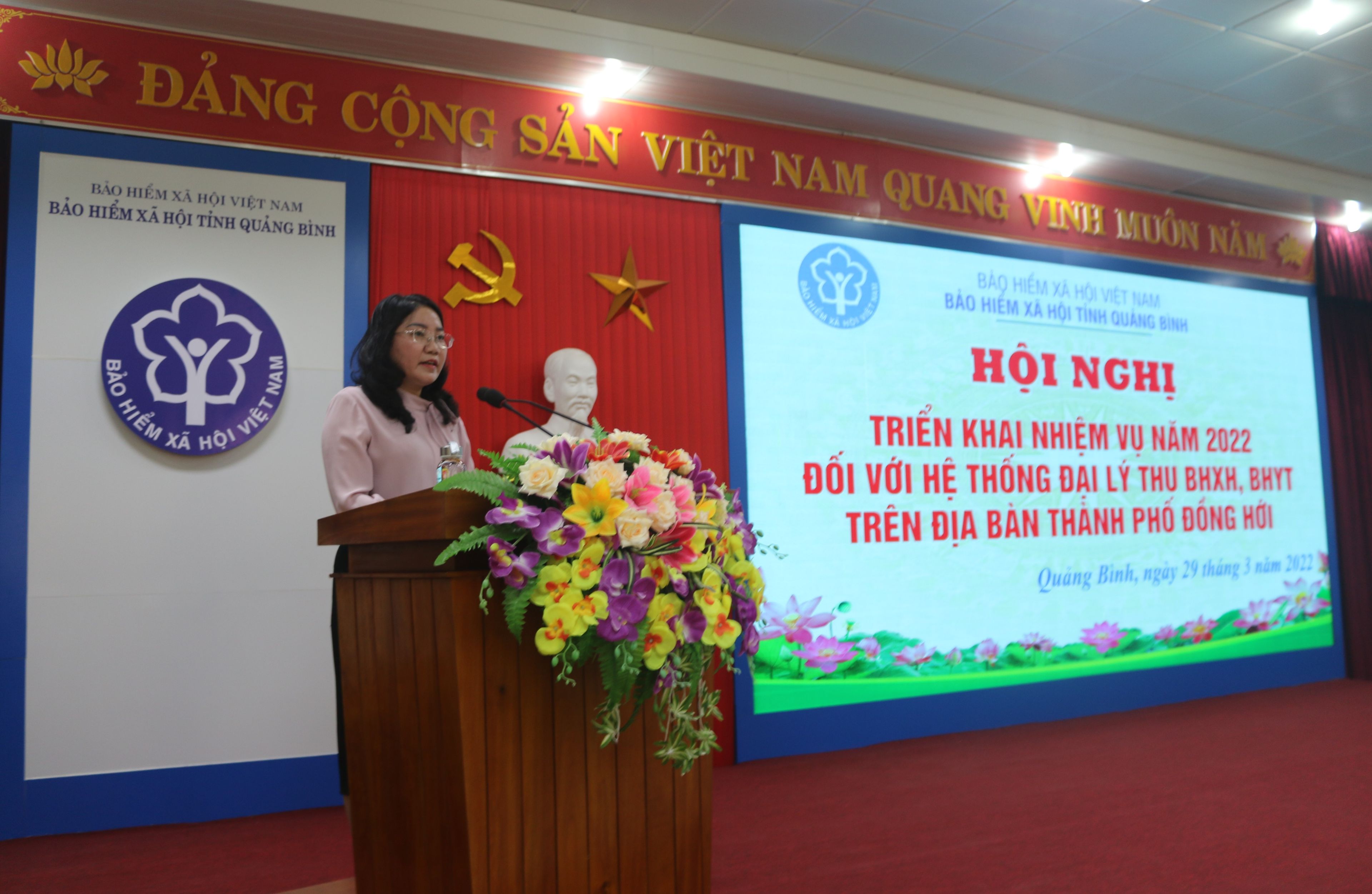 Triển khai nhiệm vụ năm 2022 đối với đại lý thu BHXH, BHYT trên địa bàn thành phố Đồng Hới