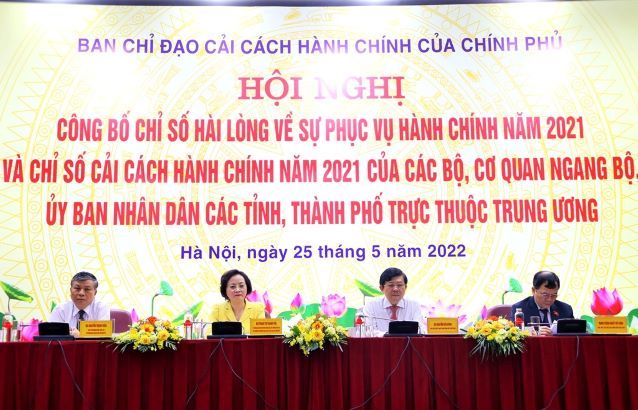 Bộ Tư pháp và Hải Phòng giành ngôi quán quân chỉ số cải cách hành chính