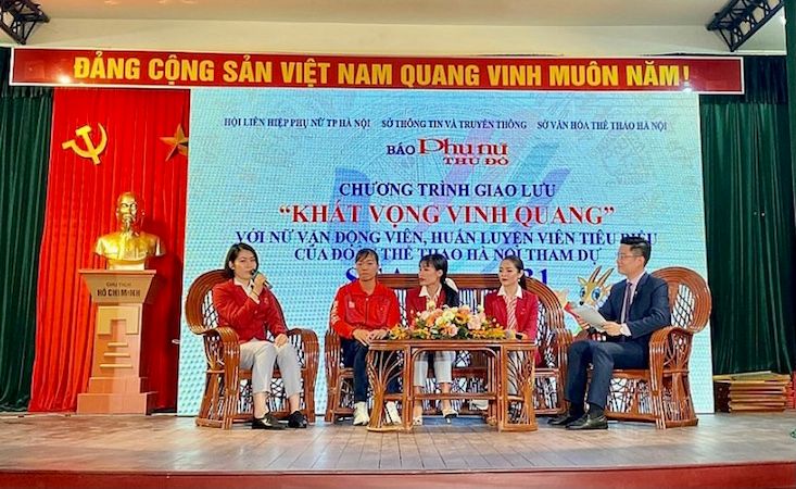  “Khát vọng vinh quang” - Gặp gỡ với 54 nữ huấn luyện viên, vận động viên tiêu biểu của Hà Nội 