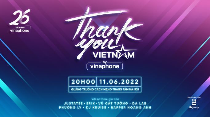 VinaPhone tái xuất với đại nhạc hội “Thank you, Vienam”, quy tụ dàn sao “khủng”