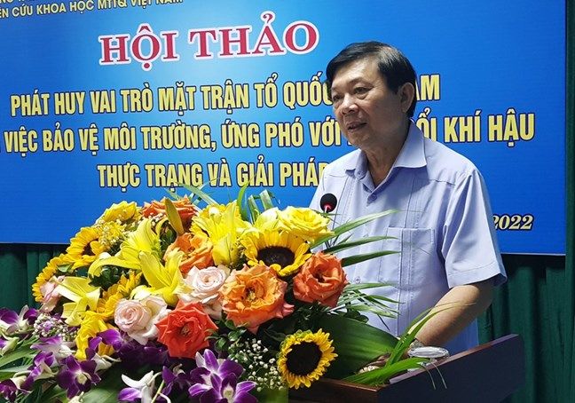 Phát huy vai trò MTTQ Việt Nam trong việc bảo vệ môi trường, ứng phó biến đổi khí hậu