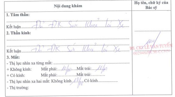 Thông tin liên quan “giả giấy tờ khám sức khỏe của Bệnh viện Nguyễn Tri Phương” tại TP Hồ Chí Minh