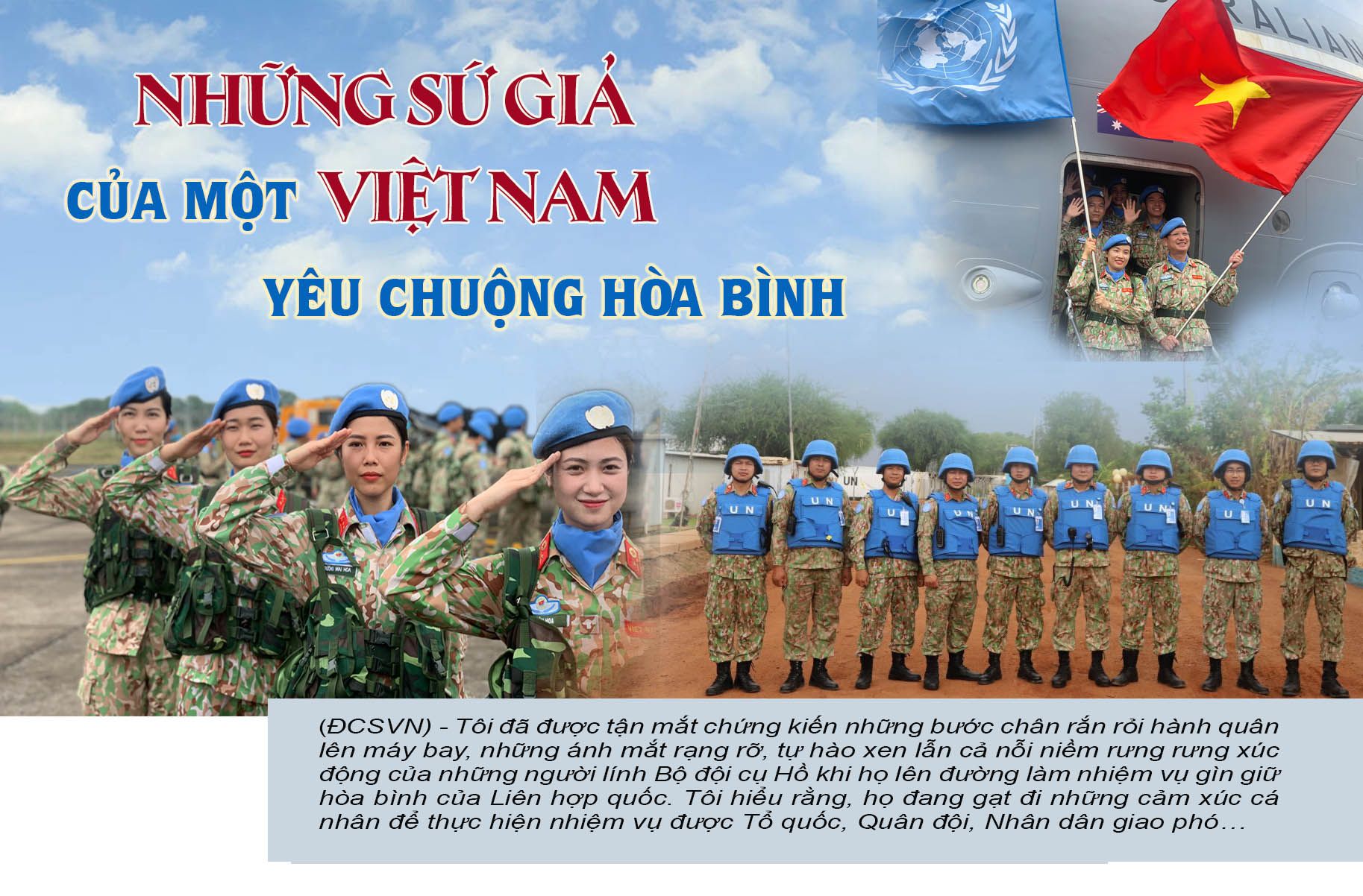 Bài 4: Dấu ấn Việt Nam trong sứ mệnh gìn giữ hòa bình