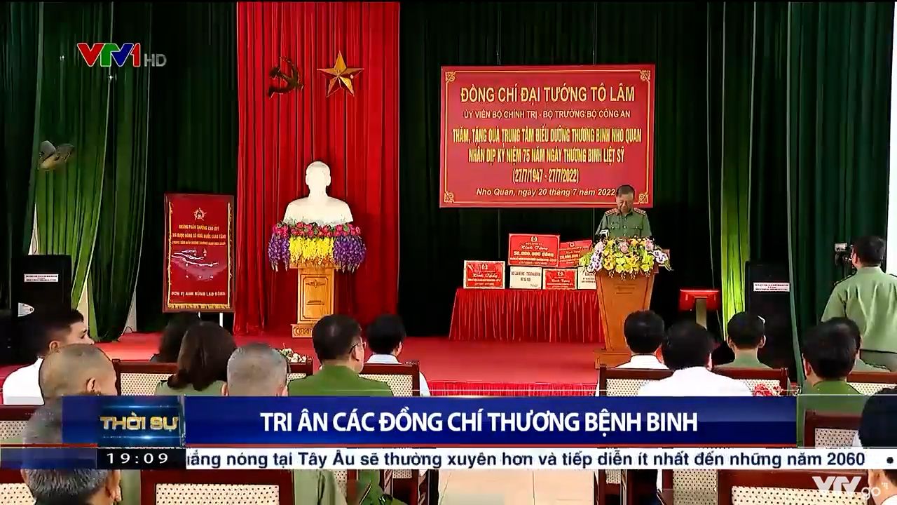 Tri ân các đồng chí thương bệnh binh