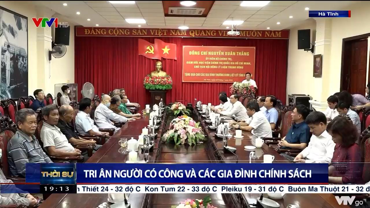 Tri ân người có công và các gia đình chính sách