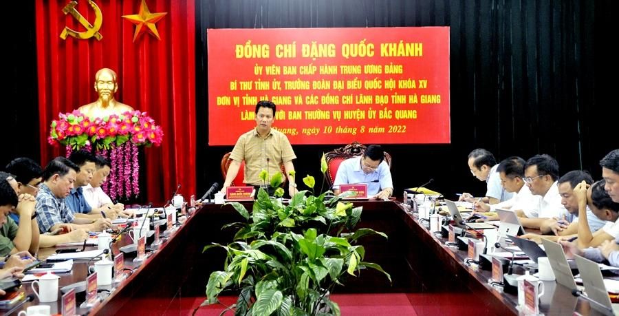 Bắc Quang: Nỗ lực cao nhất hoàn thành vượt mức các chỉ tiêu năm 2022