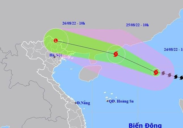 Bão số 3 có thể gây mưa lớn tại các tỉnh miền Bắc