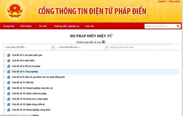 Phê duyệt kết quả pháp điển 2 chủ đề, 29 đề mục