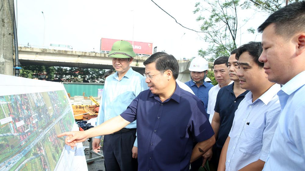 Tập trung khắc phục khó khăn, đẩy nhanh tiến độ thi công các công trình trọng điểm