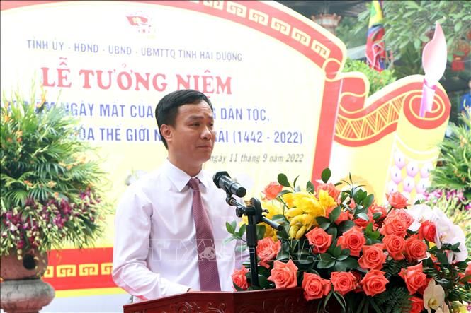 Dâng hương tưởng niệm 580 năm Ngày mất của Anh hùng dân tộc, Danh nhân văn hóa thế giới Nguyễn Trãi