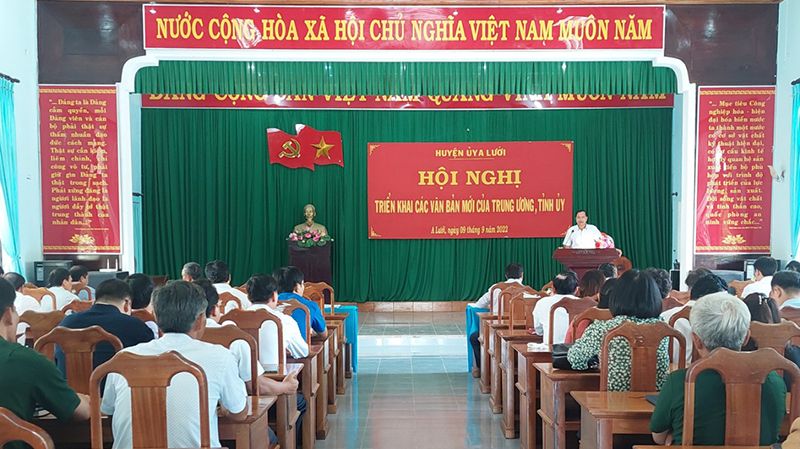 A Lưới (Thừa Thiên Huế): Quán triệt, triển khai các văn bản mới của Trung ương, Tỉnh ủy