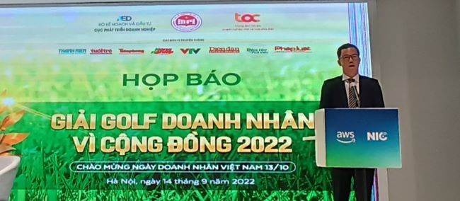 Công bố Giải Golf Doanh nhân vì cộng đồng 2022