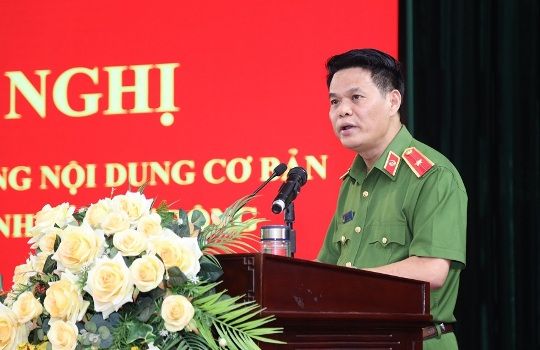 Triển khai thi hành Luật Cảnh sát cơ động đảm bảo đồng bộ, thống nhất 