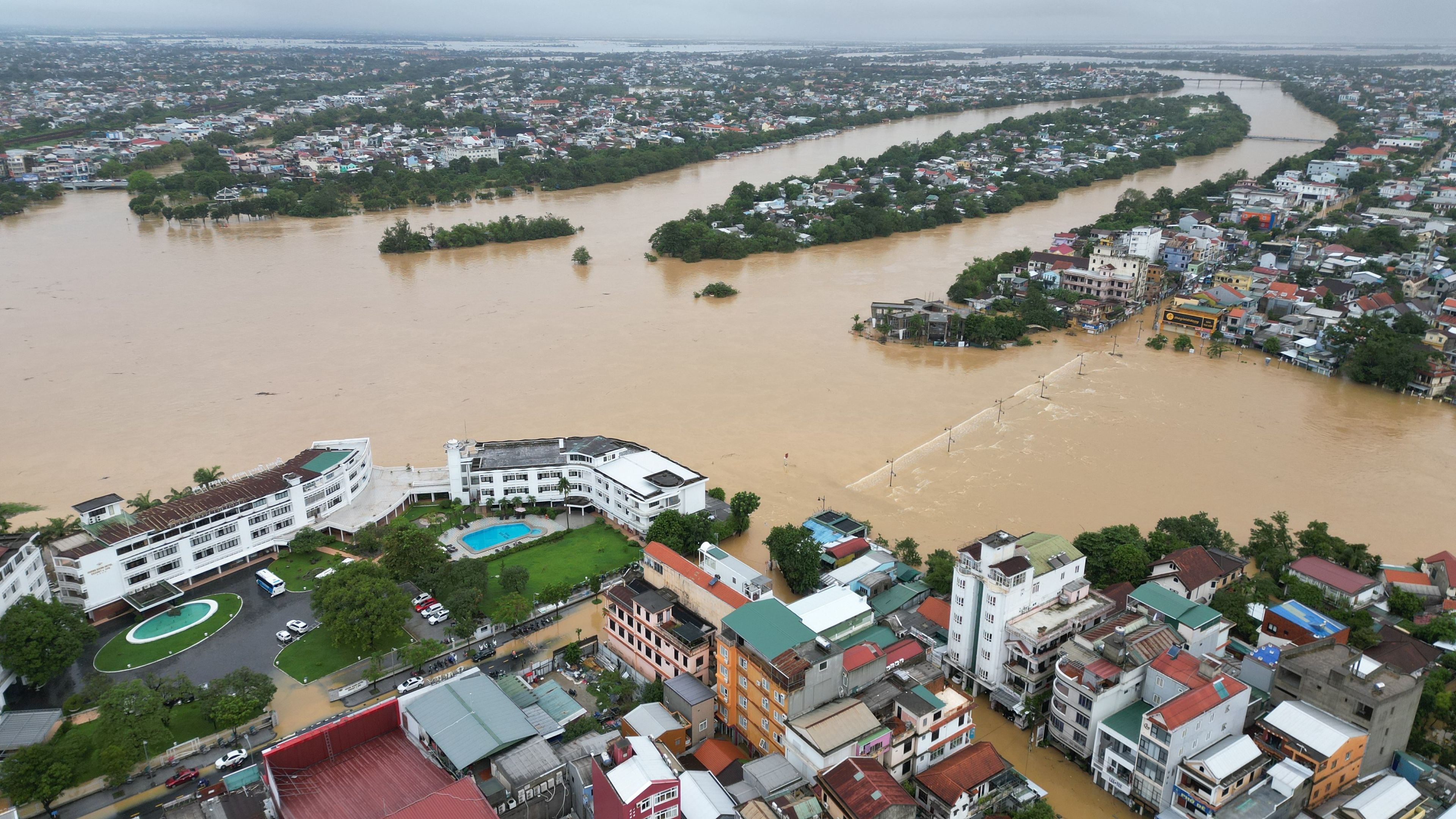 Ghi nhận tình hình lũ lụt tại Thừa Thiên Huế