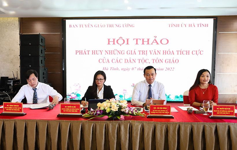 Hà Tĩnh: Những giá trị văn hóa của dân tộc, tôn giáo được cụ thể hóa và triển khai phù hợp