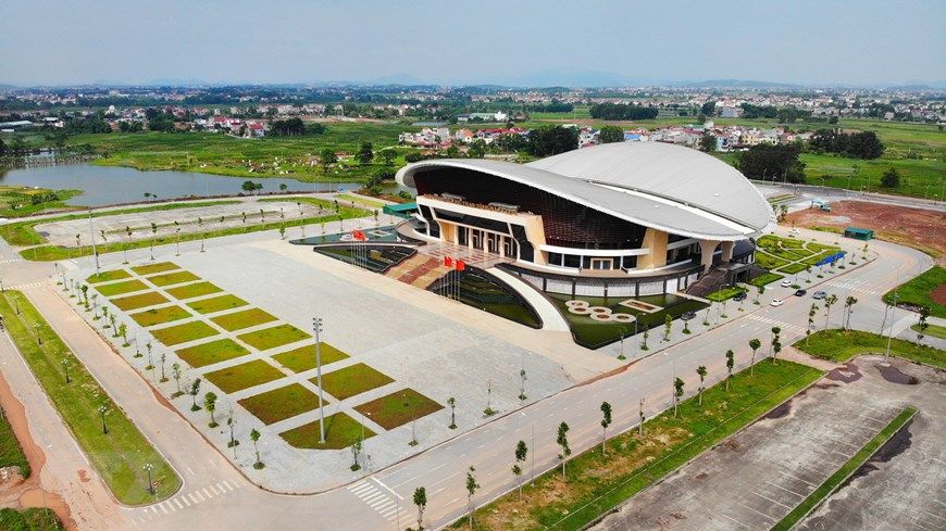 Bắc Giang: Nhà thi đấu 5.000 chỗ tiêu chuẩn Quốc tế sẵn sàng phục vụ SEA Games 31