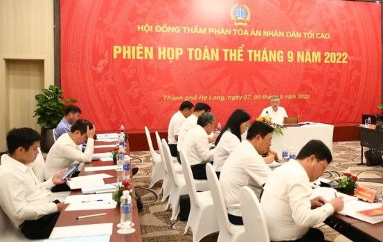 Hội đồng Thẩm phán TANDTC cho ý kiến đối với Hồ sơ đề nghị xây dựng Luật Tư pháp người chưa thành niên