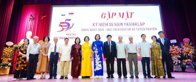 Kỷ niệm 55 năm xây dựng và phát triển khoa Xuất bản, Học viện Báo chí và Tuyên truyền