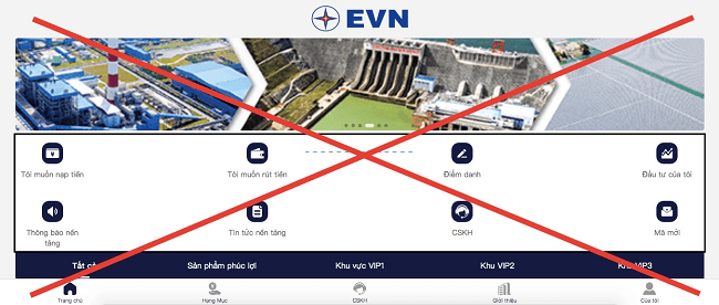 EVN: Cảnh báo xuất hiện trang web giả mạo thương hiệu 