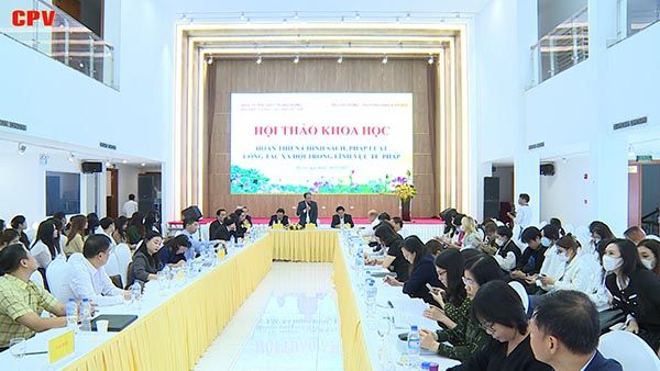 Hoàn thiện chính sách, pháp luật công tác xã hội trong lĩnh vực Tư pháp