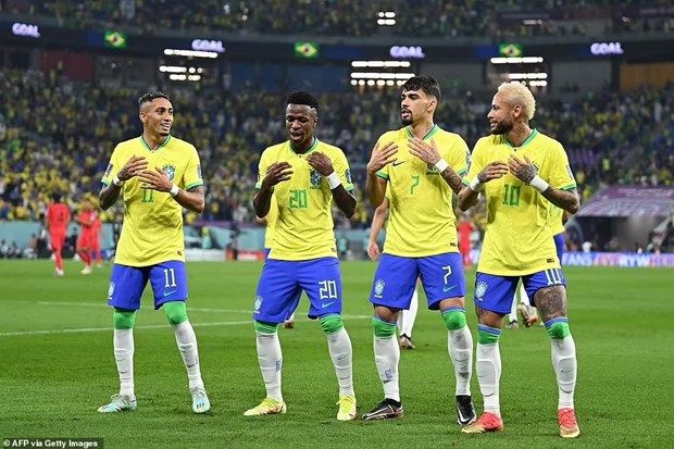 Thắng đậm Hàn Quốc, đội tuyển Brazil vào tứ kết World Cup 2022