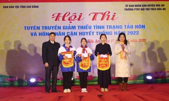 Cao Bằng tổ chức hội thi tuyên truyền phòng chống tảo hôn