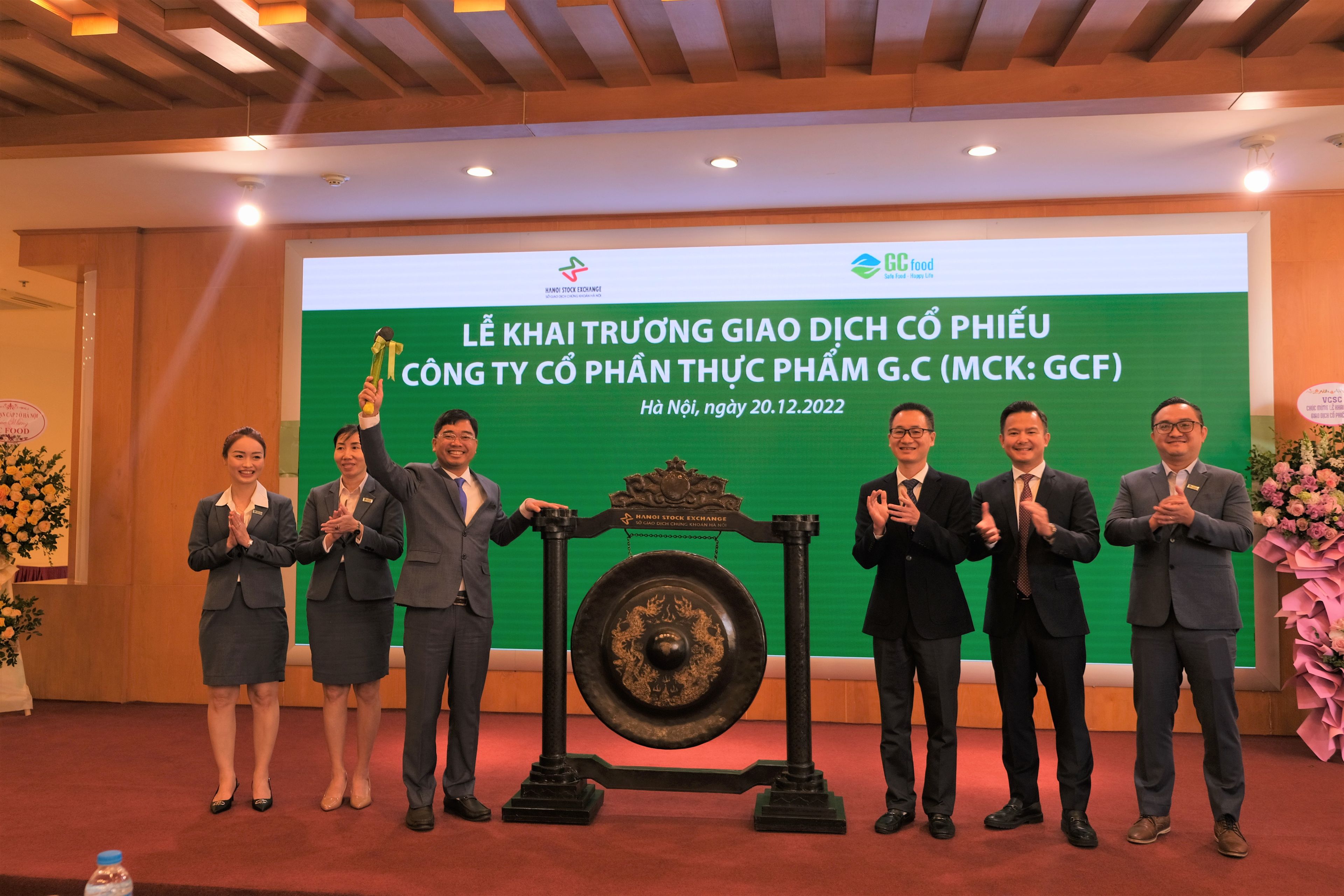 26 triệu cổ phiếu GCF của CTCP Thực phẩm G.C chính thức giao dịch trên UPCoM