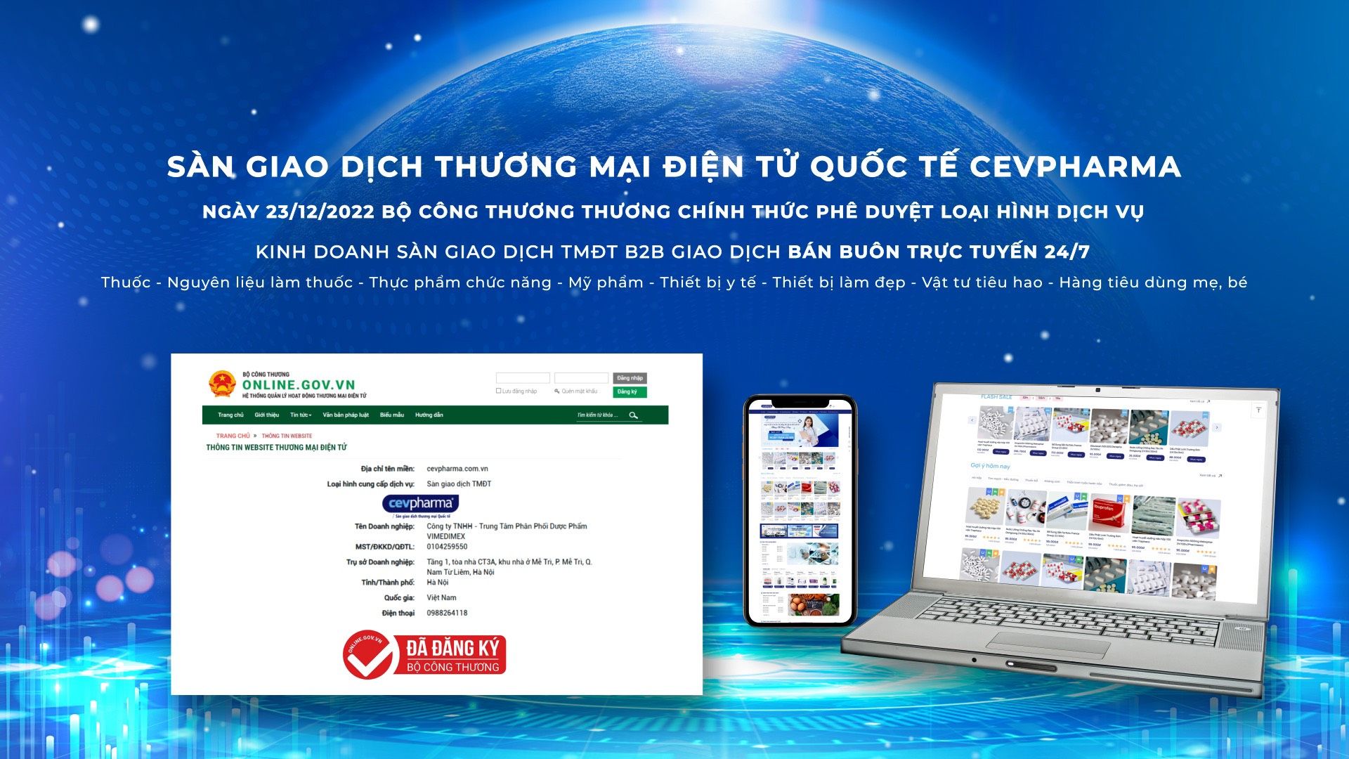 Vimedimex- Cermed GmbH - Viettel Post ra mắt sản thương mại điện tử Quốc tế CEVPharma