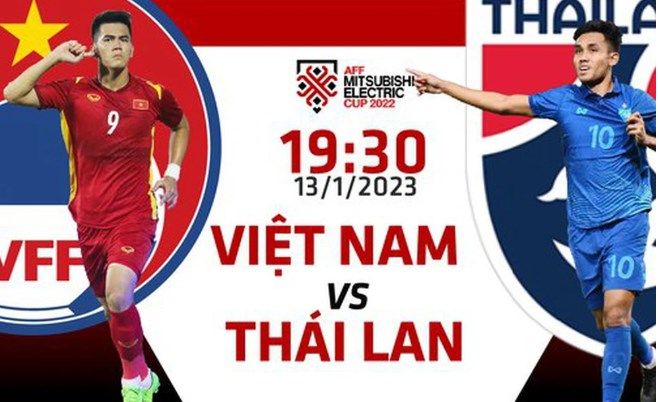 Chung kết lượt đi AFF Cup 2022: Việt Nam - Thái Lan