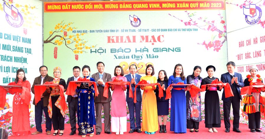 Hà Giang: Khai mạc Hội Báo Xuân Quý Mão 2023