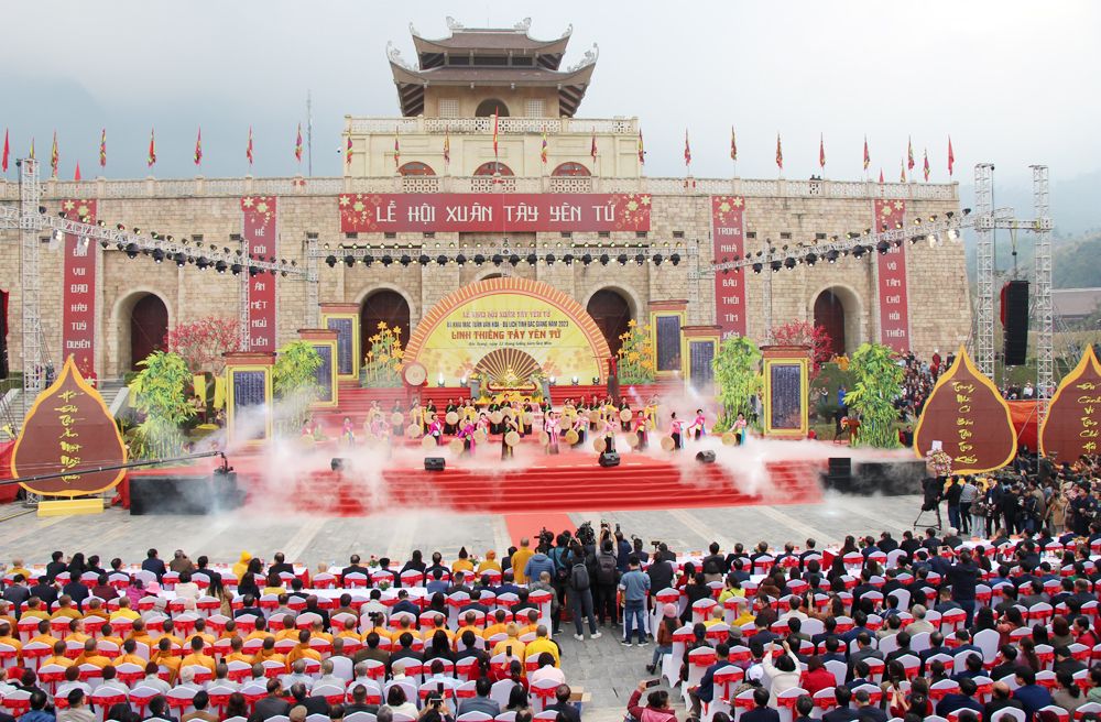 Bắc Giang: Tưng bừng Lễ khai hội Xuân Tây Yên Tử