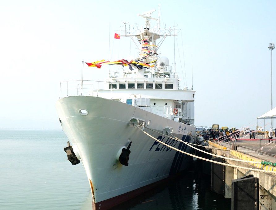 Tàu tuần tra của Lực lượng bảo vệ bờ biển Nhật Bản thăm TP. Đà Nẵng