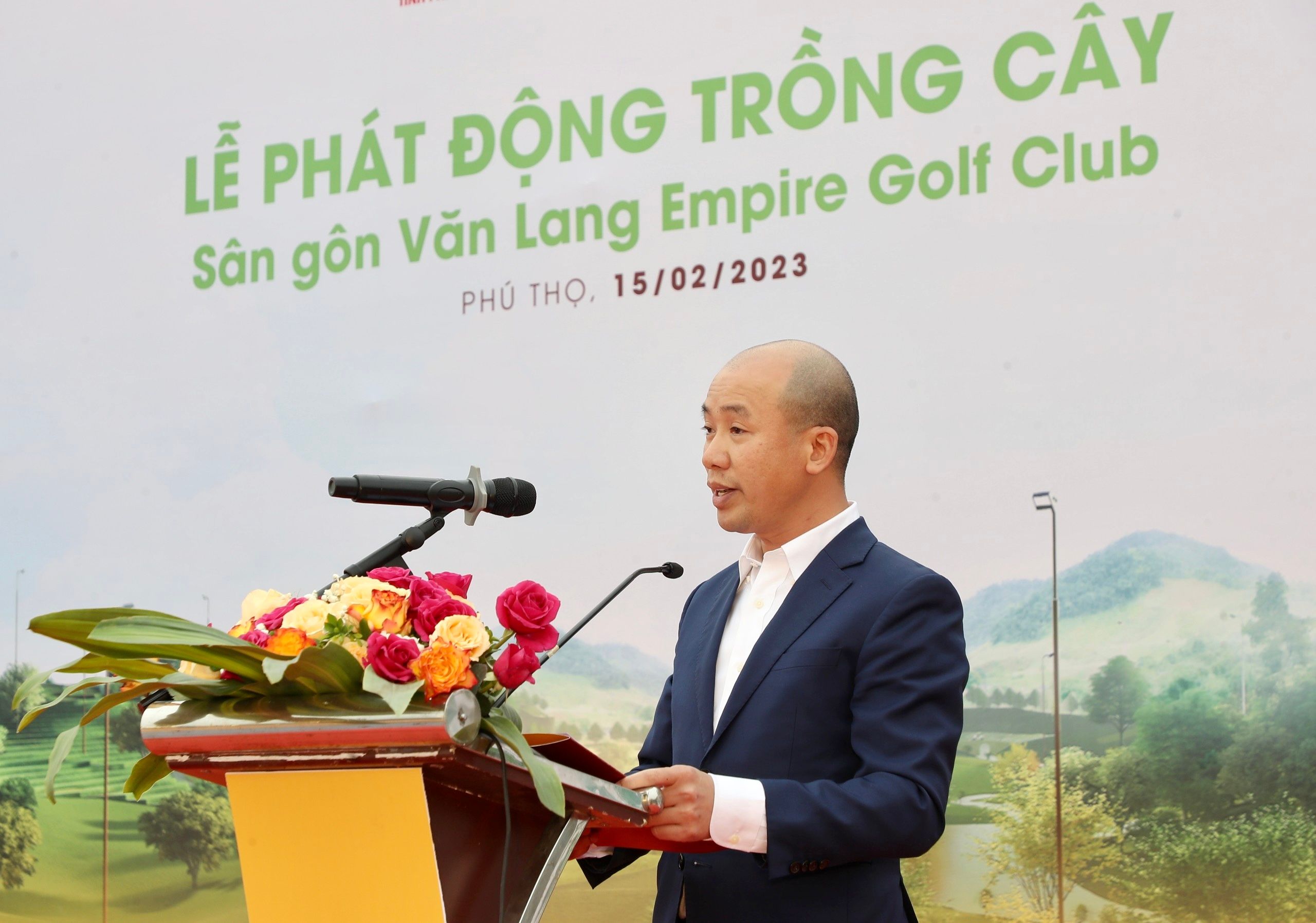 Phát động trồng cây phủ xanh 16 ha dự án sân golf tại tỉnh Phú Thọ