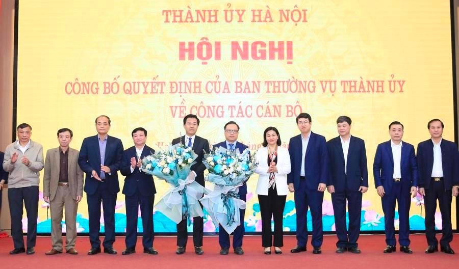 Ban Thường vụ Thành ủy Hà Nội điều động 2 cán bộ chủ chốt thành phố