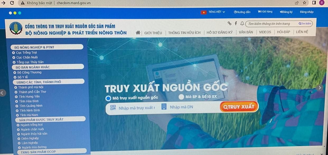 Số hóa trong truy xuất nguồn gốc nông sản bài toán cần lời giải?