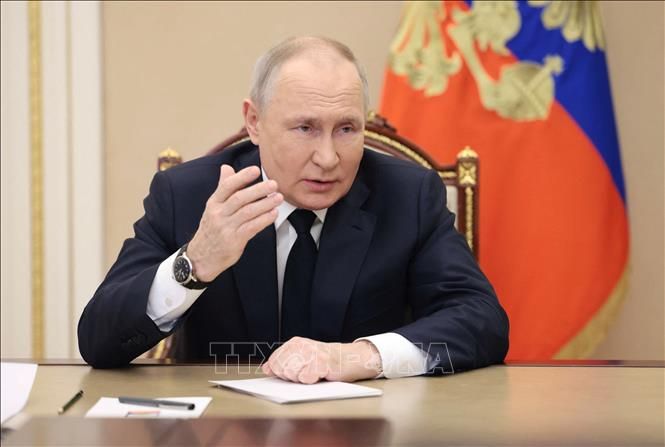 Tổng thống Nga V. Putin duy trì tỷ lệ tín nhiệm cao