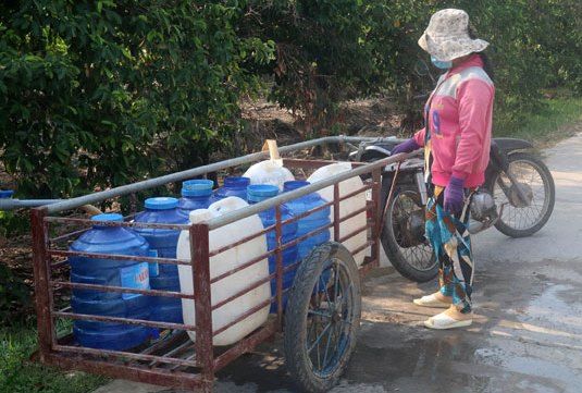 Bảo đảm nước sinh hoạt cho nhân dân vùng ven biển Tiền Giang trong mùa khô hạn