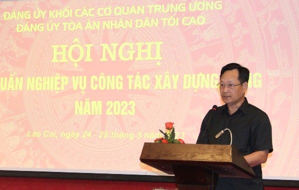 Nâng cao nhận thức của cấp ủy, đảng viên trong Đảng bộ Tòa án nhân dân tối cao