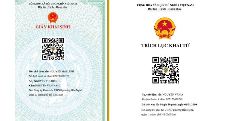 223 trẻ em được cấp bản điện tử Giấy khai sinh