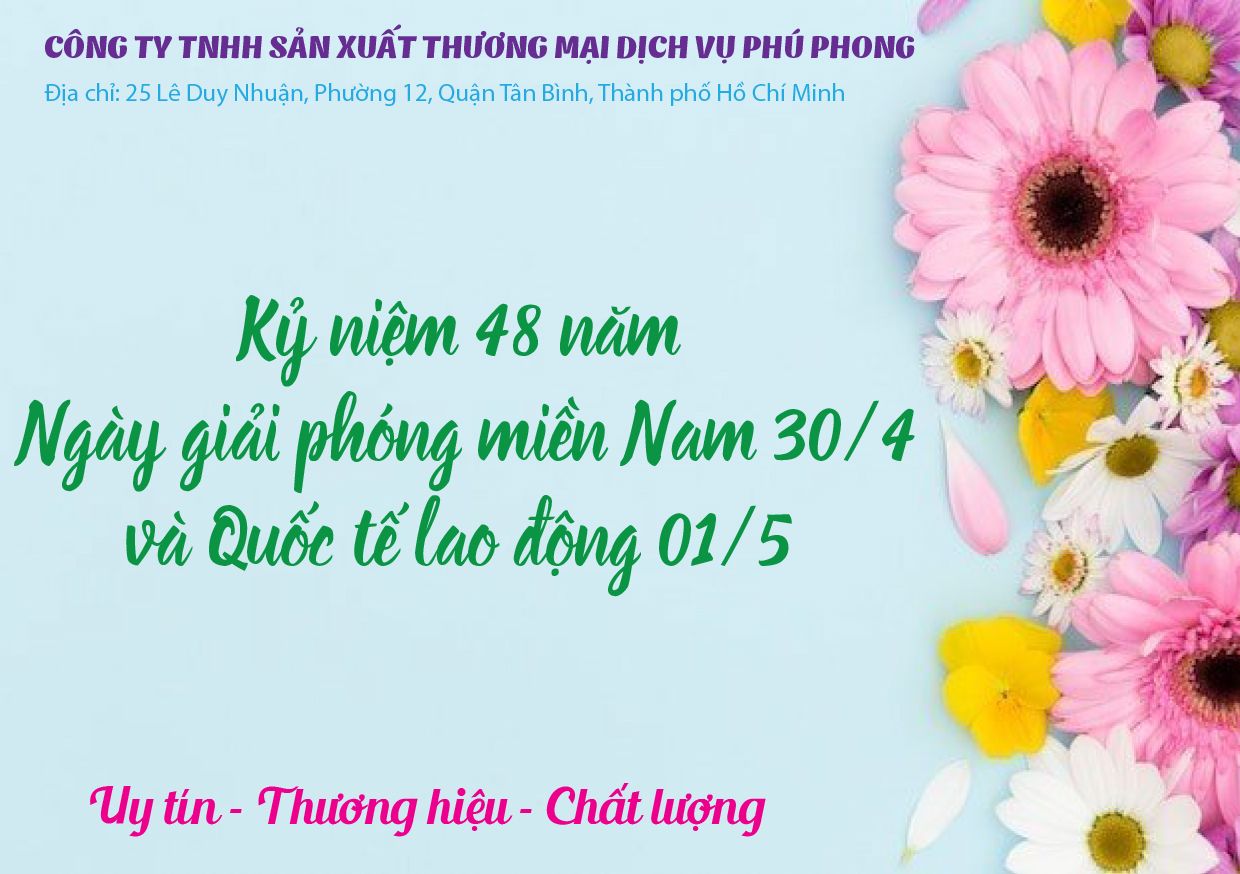 Chào mừng kỷ niệm 48 năm Ngày Giải phóng Miền Nam (30/04/1975 - 30/04/2023)