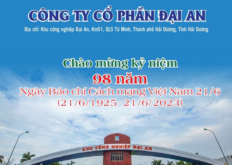 Chào mừng kỷ niệm 98 năm Ngày Báo chí Cách mạng Việt Nam (21/06/1925 - 21/06/2023)