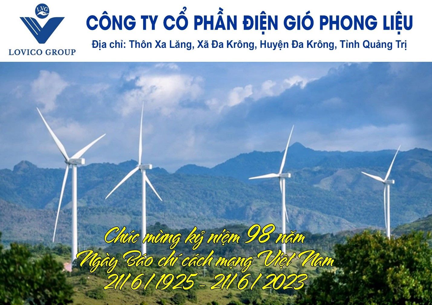 Công ty Cổ phần Điện gió Phong Liệu