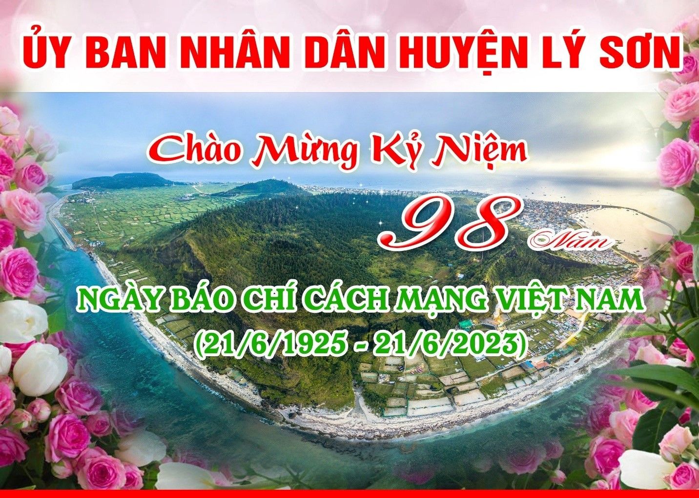 Huyện Lý Sơn (Quảng Ngãi) chào mừng kỷ niệm 98 năm Ngày Báo chí cách mạng Việt Nam