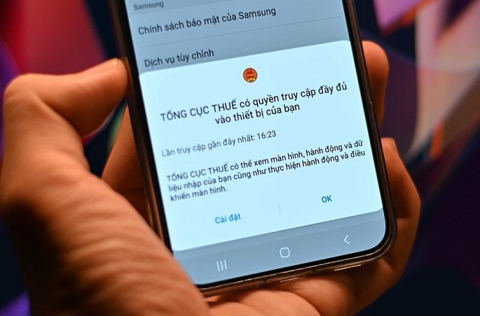 Cảnh báo app giả mạo cơ quan thuế để chiếm đoạt tài sản