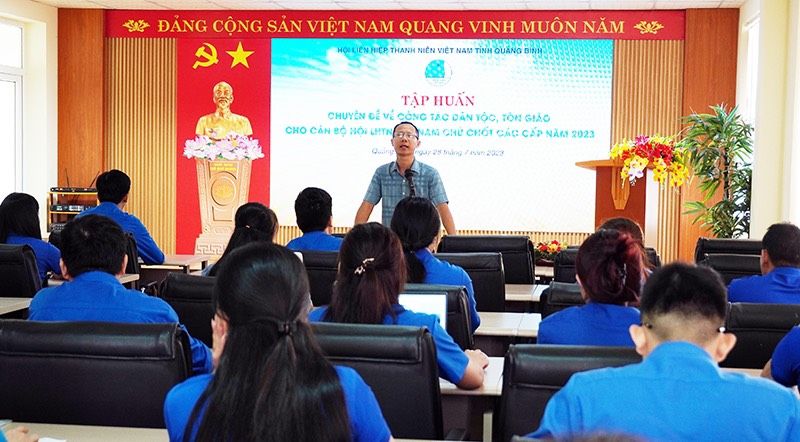 Quảng Bình: Đẩy mạnh tập huấn công tác dân tộc, tôn giáo