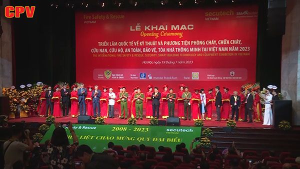 Khai mạc triển lãm quốc tế về phòng cháy chữa cháy năm 2023