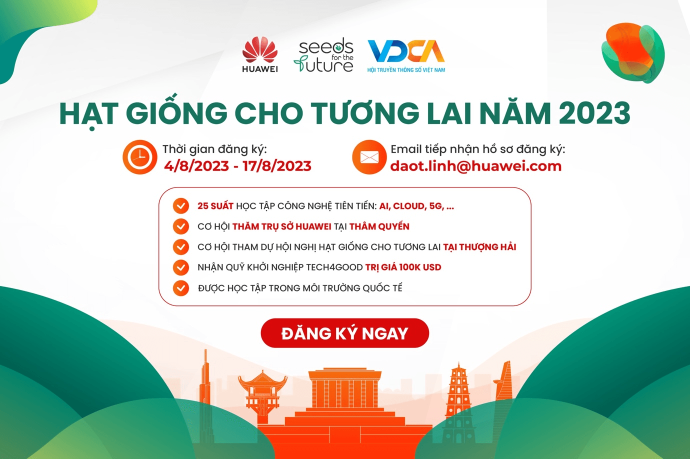 Khởi động chương trình "Hạt giống cho Tương lai 2023", trao cơ hội cho sinh viên Việt đam mê công nghệ