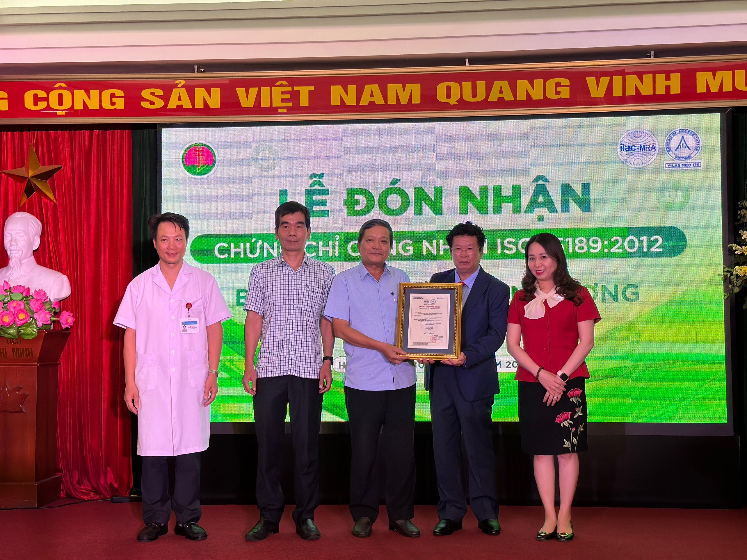 Phòng xét nghiệm giải phẫu bệnh công lập đầu tiên tại miền Bắc đạt chứng chỉ ISO 15189:2012